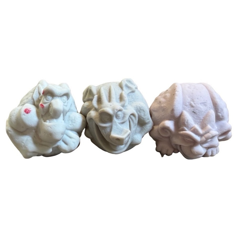 Disney Hunchback Of Notre Dame McDonalds Gargoyle Balls 3pc Lot Vintage 1997